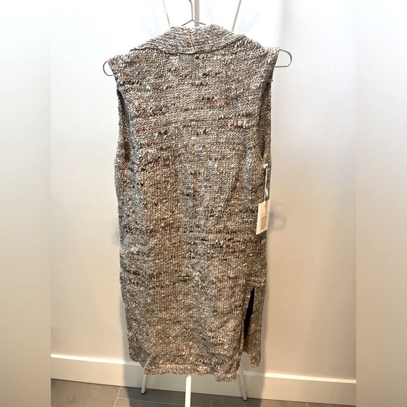 Aritzia Wilfred - Dunkirk Sweater Vest - Light Grey Mix - Picture 5 of 7